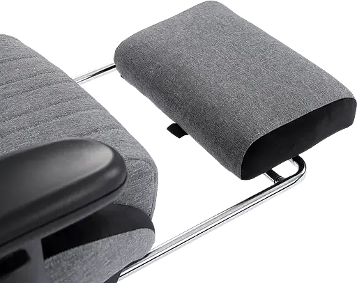 Геймерское кресло GT Racer серое с черным (X-2534-F Fabric Gray/Black Suede) - фото 10