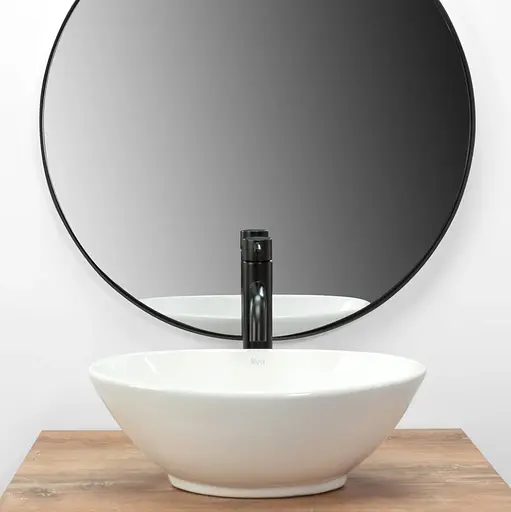 Умивальник Rea Pamela Mini накладний білий REA-U5804, Білий - фото 3