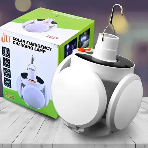 Кемпінговий ліхтар із сонячною панеллю та powerbank