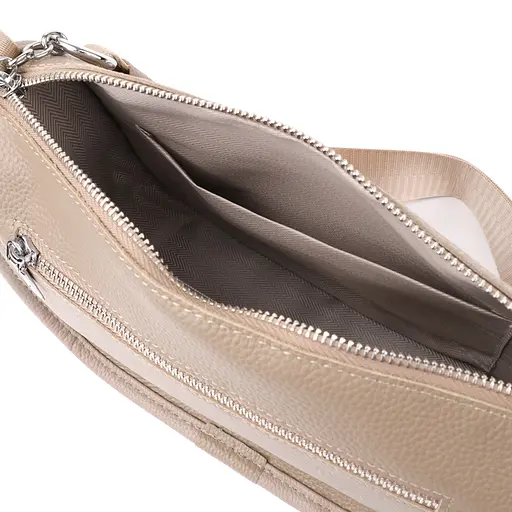 Полукруглая сумка для женщин Vintage из натуральной кожи 26х15х12 см sum0027614 - фото 7