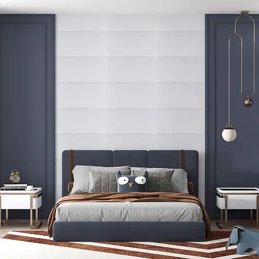 Панель стеновая 3D 700х700х5мм Квадрат белый SW-00001802 - фото 5