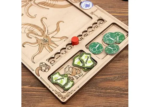 Планшет Tower Rex ігронайзер гравця для гри Жах Аркгема. Третє видання Arkham Horror Player Board (5779) - фото 6