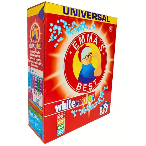 Пральний порошок універсальний засіб для прання Emma’s Best 3.85кг 70 прань Washing Powder All Textiles 