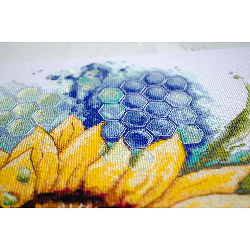 Набор для вышивки крестиком "Цвет Солнца" AH-182 41х21 см - фото 2