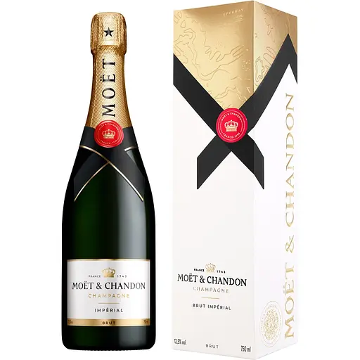 Уцінка. Шампанське Moet&Chandon Brut Imperial, біле, брют, AOP, 12%, в коробці, 0,75 л (31055) - фото 1