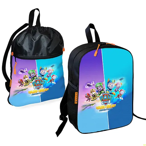 Школьный рюкзак детский Щенячий патруль + Сумка для обуви спортивной формы рюкзак-мешок мальчику (01907)