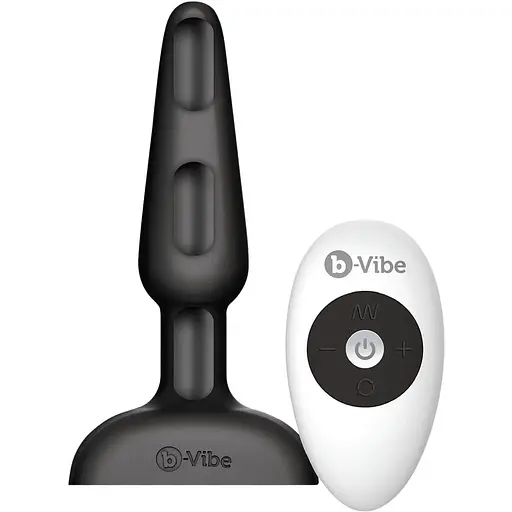 Анальна пробка B-Vibe Trio Plug 13.5 см (чорний)