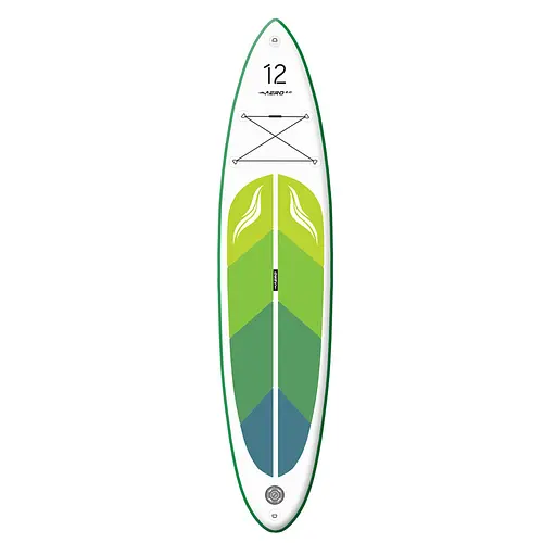 Надувна SUP дошка Aero Board 2.0 (365х15х80см) 12' Green Leaf