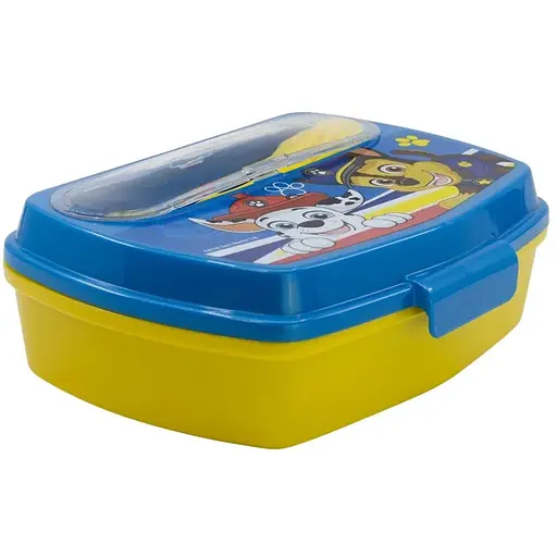 Ланч-бокс детский с ложкой и вилкой Stor Paw Patrol (74609)