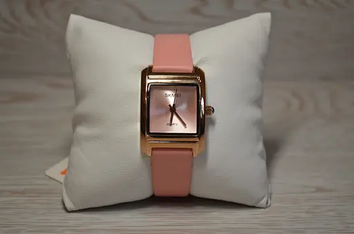 Класичний жіночий годинник Skmei 1432 (Рожеві) - фото 7
