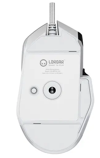 Миша Lorgar MSP80 8000 Hz Gaming Mouse Pro White (LRG-MSP80-WH) - фото 2