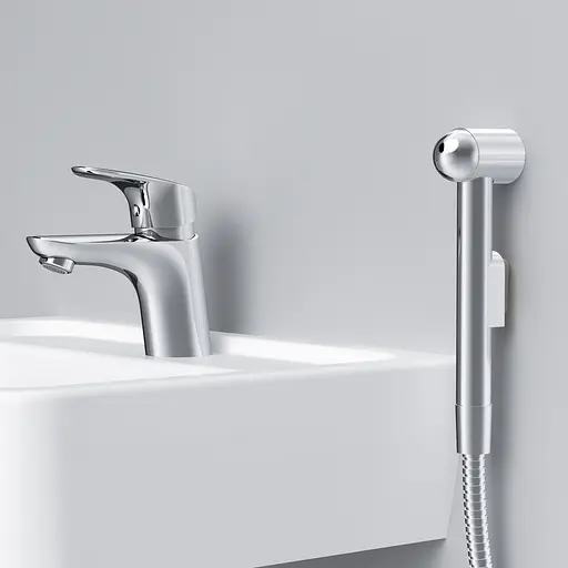 Змішувач для раковини із гігієнічним душем AM.PM Like (F8003000) - фото 4