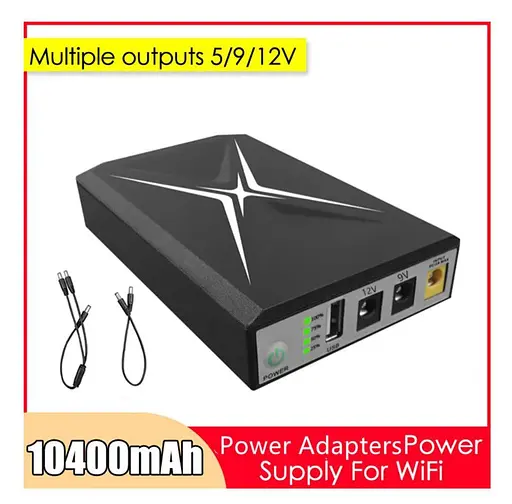 UPS ДБЖ для роутера, модему ONU, Wi-Fi інтернет без світла, Voltronic DC18W 10400mAh - фото 3