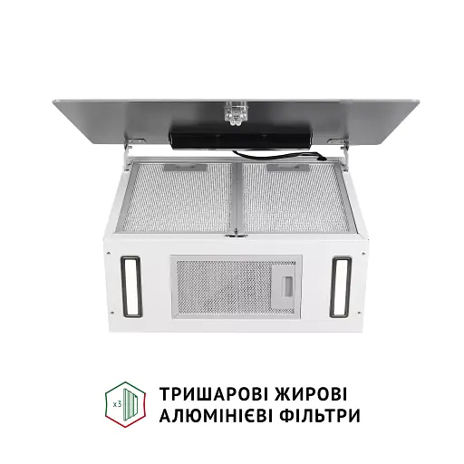 Вытяжка декоративная наклонная PERFELLI PIANO BIANCA - фото 10