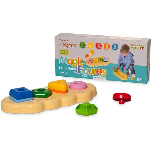 Сортер Tigres Магічні фігурки 8 елементів (39517) - фото 2
