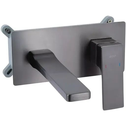 Змішувач для раковини Qtap прихованого монтажу Gemini, Gunmetal Black PVD (k35) QTGEM273GMB45695 - фото 1