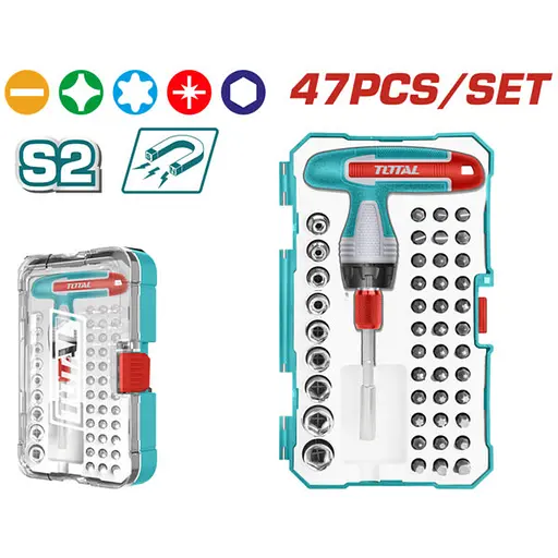 Набір викруток Total TACSD30476 з Т-подібною рукояткою - фото 2