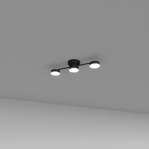 Стельовий світильник SV0003-3 BK 3000K - фото 1