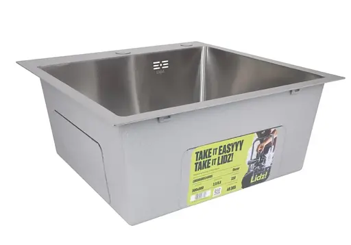 Кухонная мойка встроенная Lidz Handmade H5050H Decor Honeycomb 2,5/0,5 мм LDH5050DEC48365 - фото 3