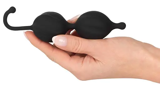 Вагінальні кульки Orion Black Velvets Love Balls, 16 см, чорний - фото 6