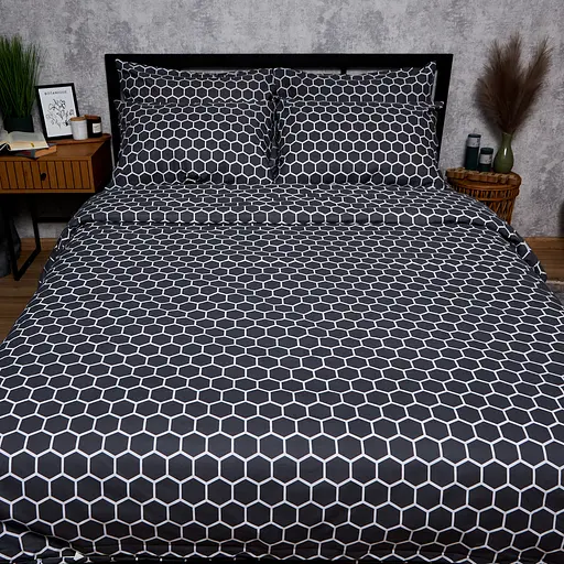 Підковдра Moon&Star Бязь Gold Люкс Black Nectar Полуторна 143x210 см - фото 2