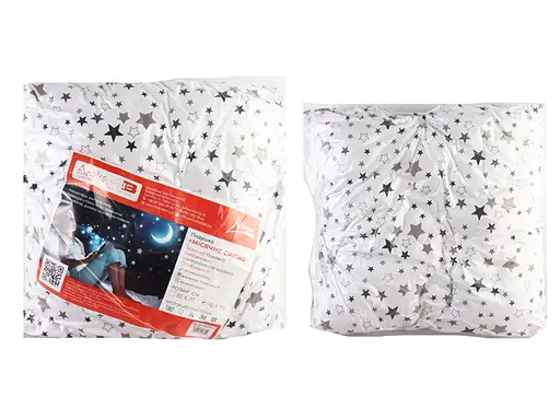 Подушка "Лунный свет" хлопок набивной, силиконизированное волокно, 70х70 см., цветная 4010063