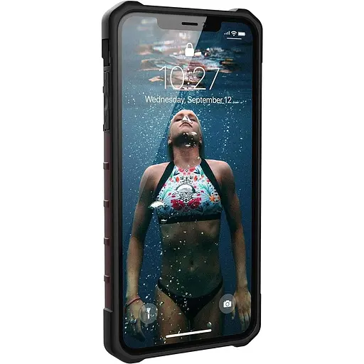 Оригинальный противоударный чехол UAG Pathfinder для iPhone XS Max (6.5") Carmine Red (111107119696) - фото 9