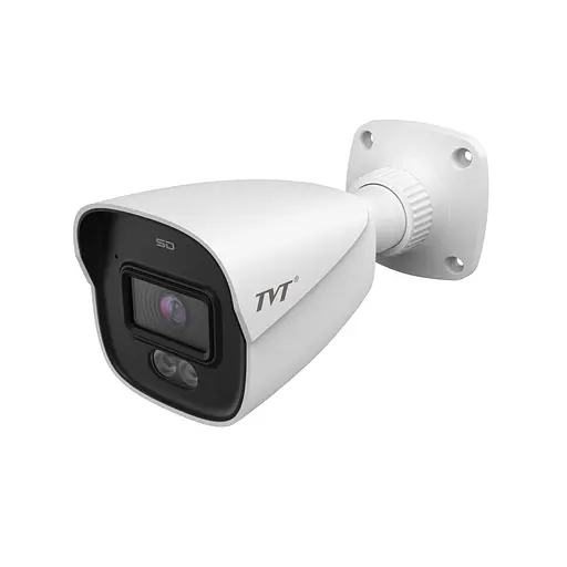 IP-видеокамера 4Mp TVT TD-9441S4-C(D/PE/AW2) White f=2.8mm, ИК+LED-подсветка, с микрофоном (77-00326)