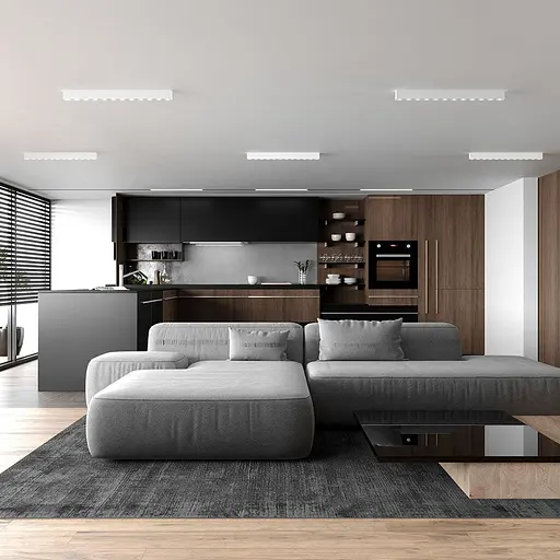 Точечный светильник Skarlat RSLC78074-8 8x1.5W WH+BK 4000K - фото 6