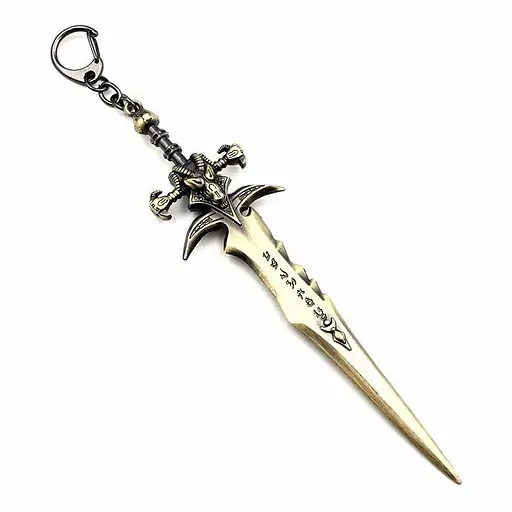 Брелок Меч Крижана скорботу WOW Світ Військового Ремесла World of Warcraft 14.5 см 21 WOW 2 бронзовий.435 - фото 2
