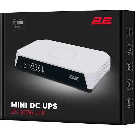 Источник бесперебойного питания 2E Mini DC 36Вт, LFP - фото 8