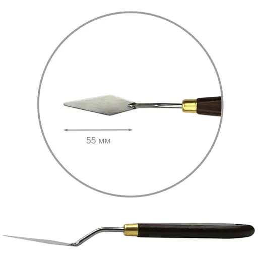 Мастихін Rosa Gallery Classic №45 довжина 5.5 см ромб - фото 1