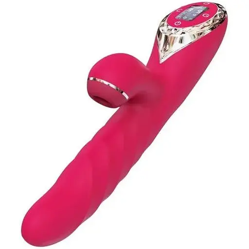 Вибратор-кролик KisToy A-King Max Red