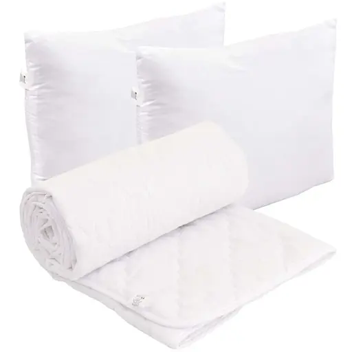 Набір White ковдра та 2 подушки силіконові (К_925.52СЛКУ_білий)