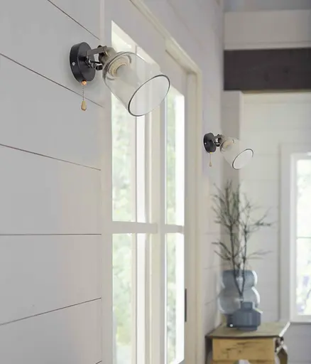 Бра Brille LK-687W/1 E27 AB/BK настінне накладне лофт - фото 9