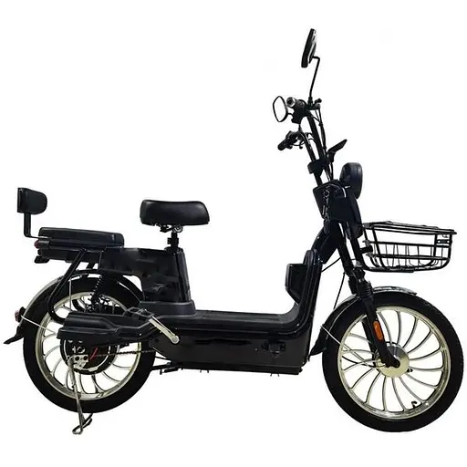 Електроскутер двомісний Crosser CR3 (600W, 60V, 20Ah) чорний - фото 5