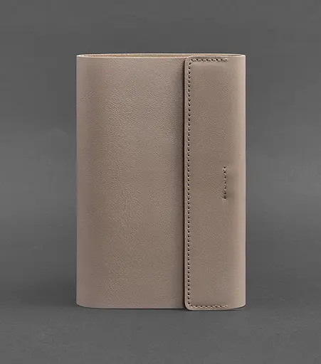 Кожаный блокнот софт-бук 7.0 светло-бежевый Краст - фото 1