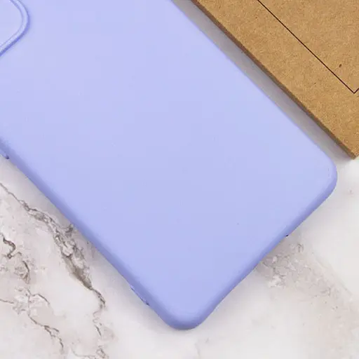 Чехол Silicone Cover Lakshmi Full Camera (AAA) для TECNO Spark 10 Сиреневый / Dasheen - фото 2