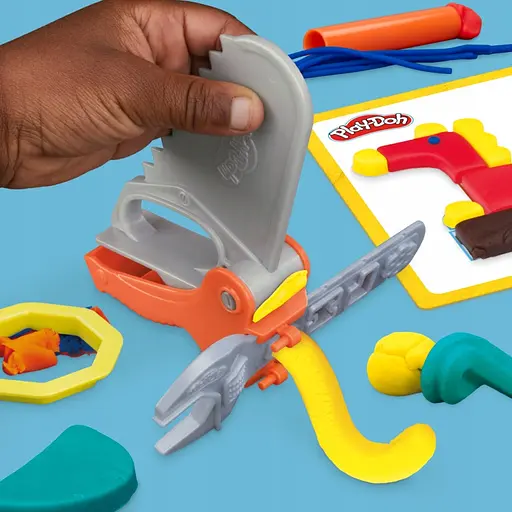 Набор для творчества Hasbro Play-Doh Set Build and Shape с массой для лепки (G0345_G0347) - фото 7