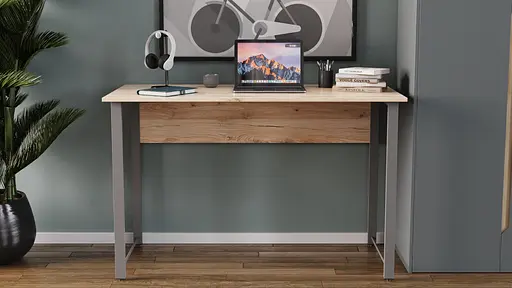 Комп'ютерний стіл Ferrum-decor Курт 75x100x70 сірий ДСП Дуб Сан-Марино 16мм (FRD-101860) - фото 4