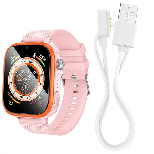 Дитячий cмарт-годинник Hoco Y101 4G Pink - фото 2