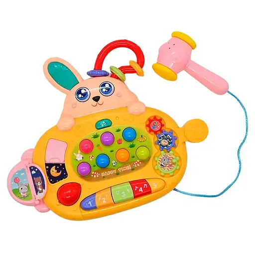 Развивающая игрушка Зайка-развивайчик, 77697 (в ассортименте)