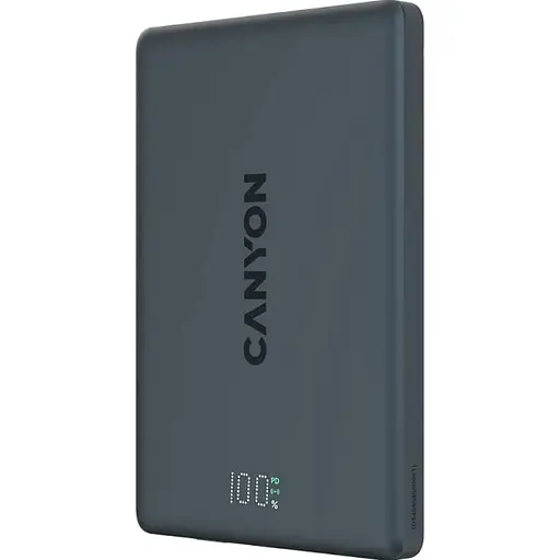Павербанк Canyon Magnetic Black 5 000 mAh / 20 Вт (CNS-CPB500B) - фото 3