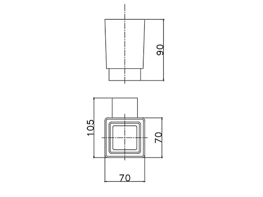 Стакан для зубных щеток ASIGNATURA Unique черный (85601802) - фото 2