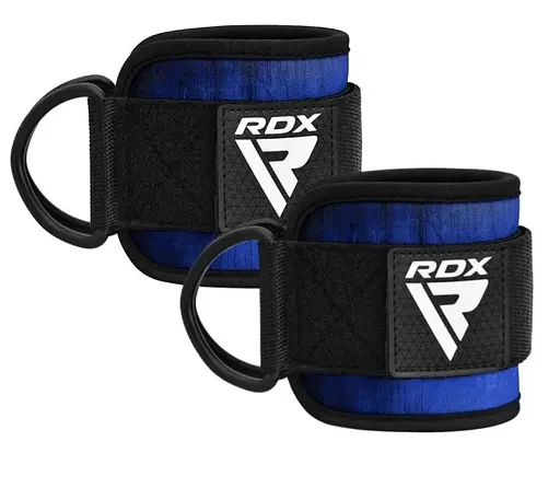 Манжеты на лодыжку RDX A4 Gym Ankle Pro Blue Pair (WAN-A4U-P) - фото 1