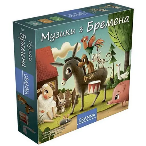 Настольная игра Granna Музыканты из Бремена (Muzykanci z Bremy) (укр.) (84290) - фото 1