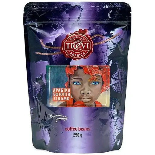 Кофе в зёрнах Trevi Арабика Эфиопия Сидамо 250 г - фото 1