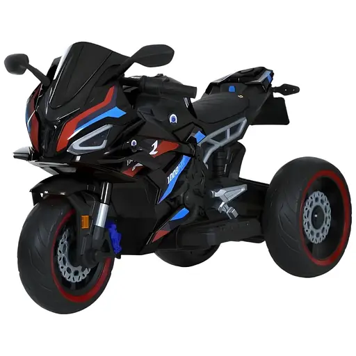 Електромобіль дитячий Bambi Мотоцикл M 6143EL-2 триколісний 12V7AH світло музика EVA