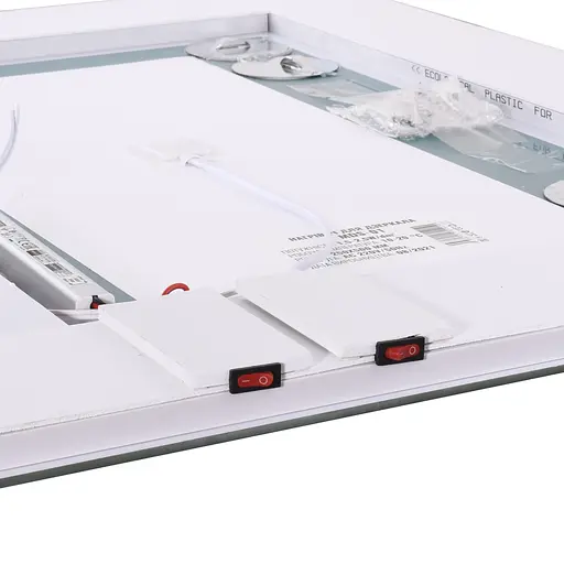 Дзеркало Unio MRR-04 SQR-RA-H 600 x 800 mm LED FL з підігрівом 000027270 - фото 4