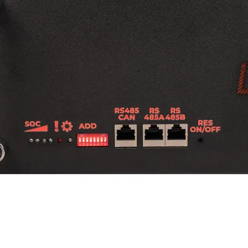 Аккумулятор LogicPower LiFePO4 51,2V - 100 Ah (5120Wh) (BMS SP 100A/50А) RM RS485/CAN LCD BL - фото 5